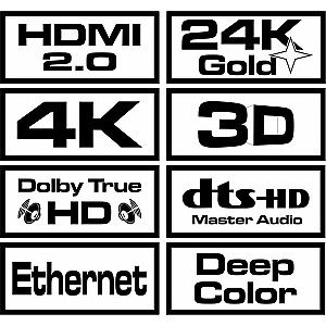 Savio CL-96 HDMI laidas 3 m HDMI Type A (standartinis) Juoda, raudona
