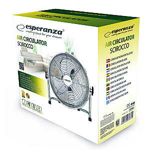 Esperanza EHF005 Scirocco 12'' cirkuliacinis ventiliatorius, chromas