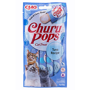 INABA Churu Pops Tuna - лакомство для кошек - 4x14 г