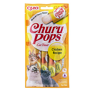 INABA Churu Pops Chicken - skanėstas katėms - 4x15g