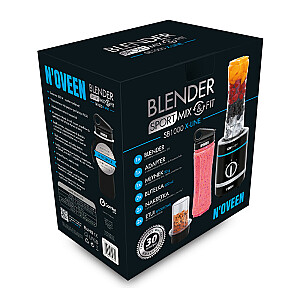 Blenderis Noveen Sport Mix & Fit SB1000 X-LINE 0.6L Stalinis trintuvas 300W