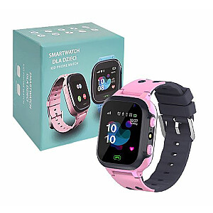 SMARTWATCH DENMEN KIDS PINK LOCATOR + PRANEŠIMAI + TELEFONŲ SKAIDMENYS + SOS ALARMA + SIM kortelės lizdas