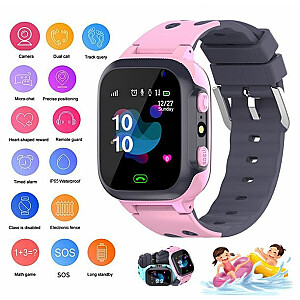 SMARTWATCH DENMEN KIDS PINK LOCATOR + PRANEŠIMAI + TELEFONŲ SKAIDMENYS + SOS ALARMA + SIM kortelės lizdas