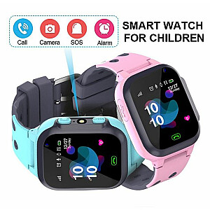 SMARTWATCH DENMEN KIDS PINK LOCATOR + PRANEŠIMAI + TELEFONŲ SKAIDMENYS + SOS ALARMA + SIM kortelės lizdas