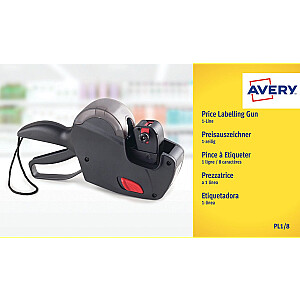 Avery PL1/8 ženklinimo mašina rankinė ženklinimo mašina juoda