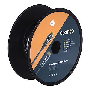 CLAROC HDMI CABLE FIBER OPTICAL AOC 2.0, 4K, 10M