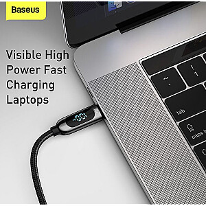 Baseus CATSK-B01 USB laidas 1 m USB 2.0 USB C Juodas