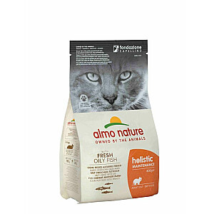 ALMO NATURE Holistic Adult с жирной рыбой - Сухой корм для кошек - 400 г