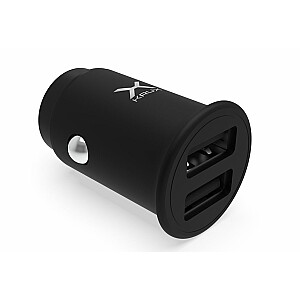 Automobilinis pakrovėjas KRUX 2x USB 2.4A, 24W