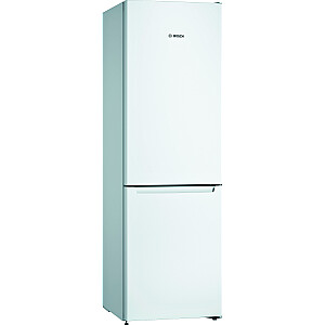 Холодильник с морозильной камерой Bosch Serie 2 KGN36NWEA Отдельностоящий 305 L E Белый