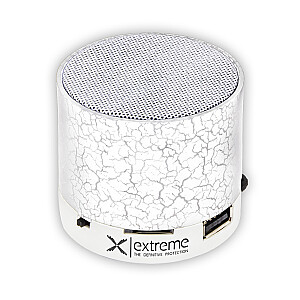 Extreme XP101W nešiojamasis Bluetooth garsiakalbis 3W baltas