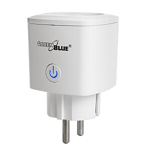 GreenBlue WiFi lizdas su nuotolinio valdymo pulteliu, Android/iOS/Alexa/Google Home, energijos taupymas. Energija, laikmatis, maks. 3680 W tipo F GB720 F