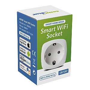 GreenBlue WiFi lizdas su nuotolinio valdymo pulteliu, Android/iOS/Alexa/Google Home, energijos taupymas. Energija, laikmatis, maks. 3680 W tipo F GB720 F