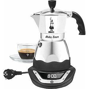 Электрическая кофеварка Bialetti Moka Timer 6 чашек (8006363009997)