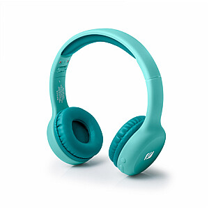 „Muse Bluetooth“ stereofoninės vaikiškos ausinės M-215BTB, belaidės, uždedamos, belaidės, mėlynos