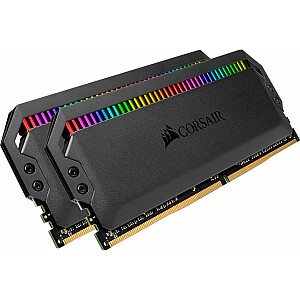 Память Corsair Dominator Platinum RGB, DDR4, 32 ГБ, 3200 МГц, CL16 (CMT32GX4M2C3200C16)