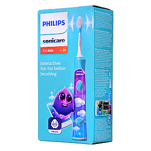 Philips Sonicare vaikams Sonic elektrinis dantų šepetėlis su integruotu Bluetooth®