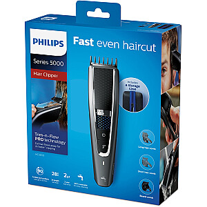 Philips 5000 series HC5650/15 триммеры/машинка для стрижки волос черный, серебристый