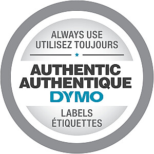 DYMO D1 Standard — черный на белом — 6 мм