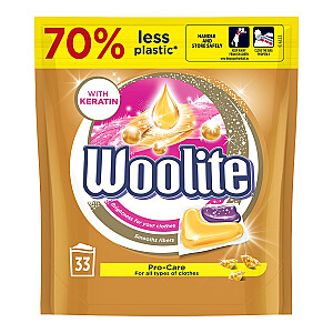 Woolite Pro-Care plovimo kapsulės 33 vnt.