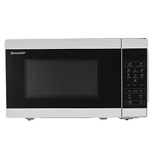 Sharp YC-MS02E-W mikrobangų krosnelė stalviršis Solo mikrobangų krosnelė 20L 800W juoda,balta