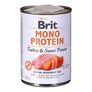 BRIT MONO PROTEIN индейка со сладким картофелем - 400г