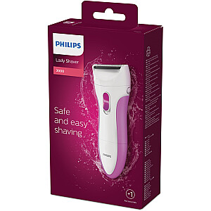 Philips SatinShave Essential kojoms Drėgnas ir sausas elektrinis skustuvas