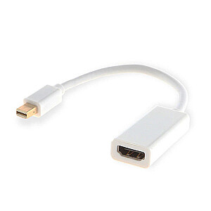 Адаптер видеокабеля Savio CL-57 0,2 м Mini DisplayPort HDMI Type A (Standard) Белый