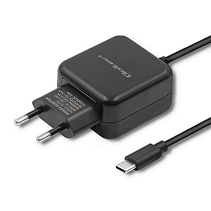 Qoltec 50197 Зарядное устройство 12 Вт | 5В | 2.4 | USB тип С | Черный