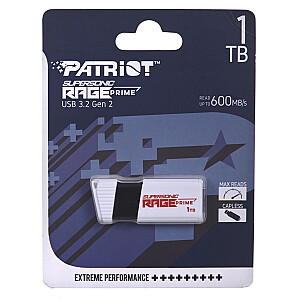 Patriot Rage Prime 600 MB/s 1TB USB 3.2 8K IOPS