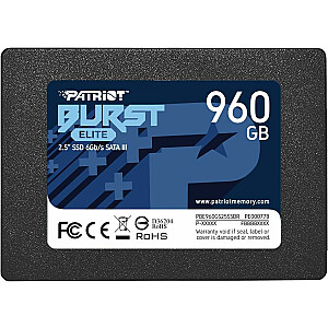 Dysk Patriot Burst Elite 960GB 2,5" SATA III SSD (PBE960GS25SSDR)