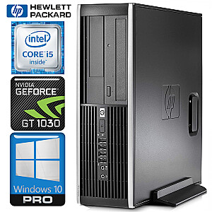Stacionarūs kompiuteris HP 8200 Elite SFF i5-2400 8GB 480SSD+2TB GT1030 2GB WIN10PRO/W7P