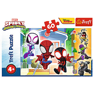 TREFL SPIDERMAN Puzle Spidey, 60 шт.