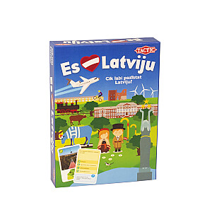 TAKTIŠKAS stalo žaidimas „Aš myliu Latviją“ (latvių k.)