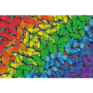 TREFL Пазл деревянный - Радужные бабочки, 500шт.