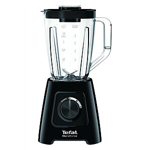 TEFAL Blender BL420838 BlendForce stalviršis, 600 W, Stiklainio medžiaga Plastikas, Stiklainio talpa 1,25 L, Ledo smulkinimas, Juoda