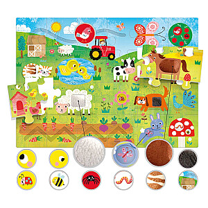 HEADU Montessori taktilā puzle