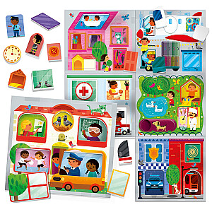 HEADU Montessori spēle - Rotaļu pilsēta