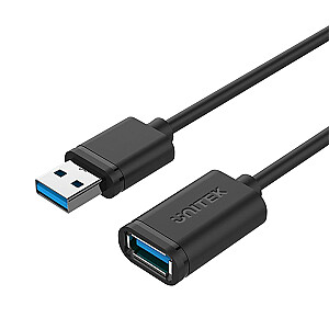UNITEK Y-C457GBK USB laidas 1 m USB 3.2 Gen 1 (3.1 Gen 1) USB A Juoda