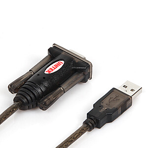 Nuoseklus kabelis UNITEK Y-105 Black 1,5 m USB Type-A DB-9