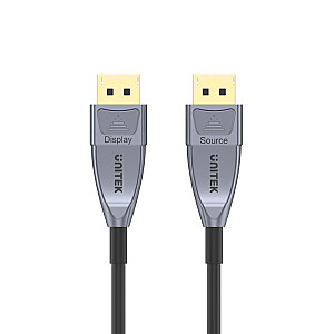 UNITEK 8K Ultrapro DisplayPort 1.4 aktyvus optinis kabelis