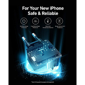 AUKEY PA-F1S Swift зарядное устройство для мобильных устройств Черный 1xUSB C Power Delivery 3.0 20W 3A