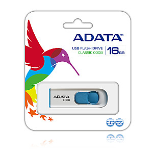 USB-накопитель ADATA C008 16 ГБ USB Type-A 2.0 Синий, Белый
