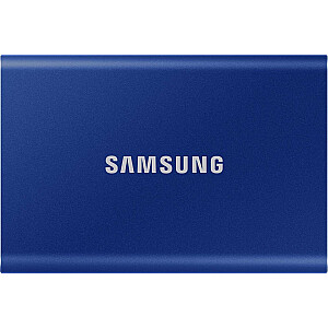 Išorinis diskas Samsung SSD T7 500 GB, mėlynas (MU-PC500H / WW)