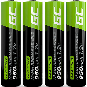 Baterija Green Cell Greencell AAA / R03 950mAh 4 vnt.