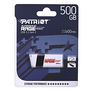 PATRIOT RAGE PRIME 600 MB/s 512 GB USB 3.2 8K IOPS