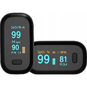 Pulsoksimetras Oro-Oximeter juodas