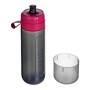 Brita Fill&Go Active Filter Butelis 600 ml Sport Black, Pink Plastic