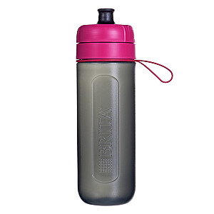 Brita Fill&Go Active Filter Butelis 600 ml Sport Black, Pink Plastic