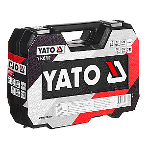 YATO Набор из 72 ключей 1/2"/1/4"